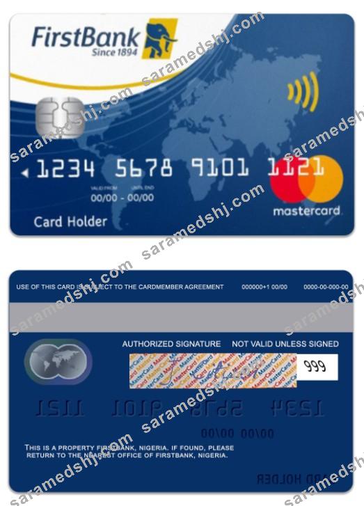 Nigeria FirstBank mastercard
